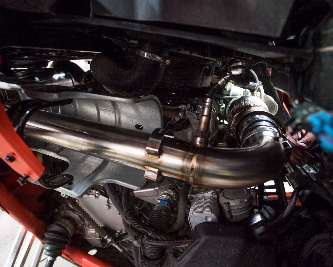 Agency Power Race Pipe Can-Am Maverick X3 Turbo image 1