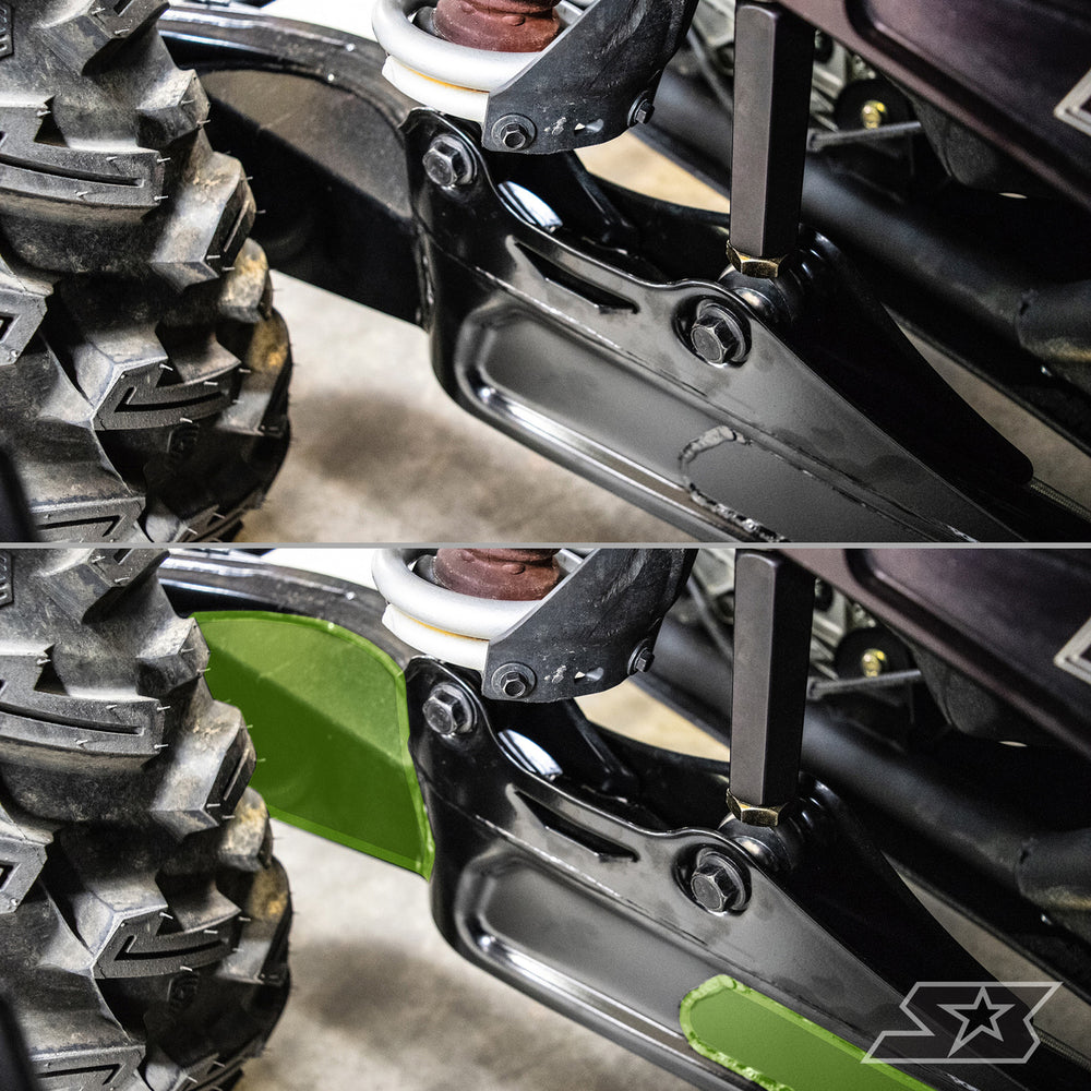 Maverick X3 64" Trailing Arm Weld-In Gusset Kit image 3