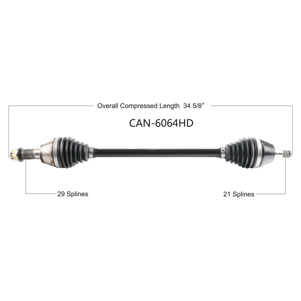 Can-Am Maverick X3 72" Heavy Duty Axle image 0