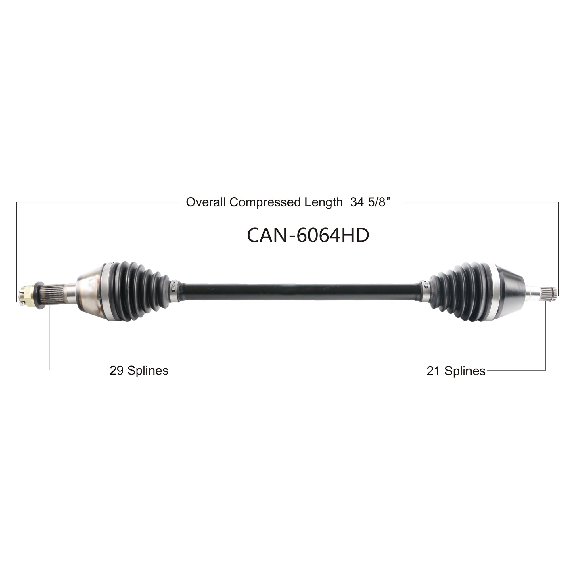 Can-Am Maverick X3 72" Heavy Duty Axle image 0