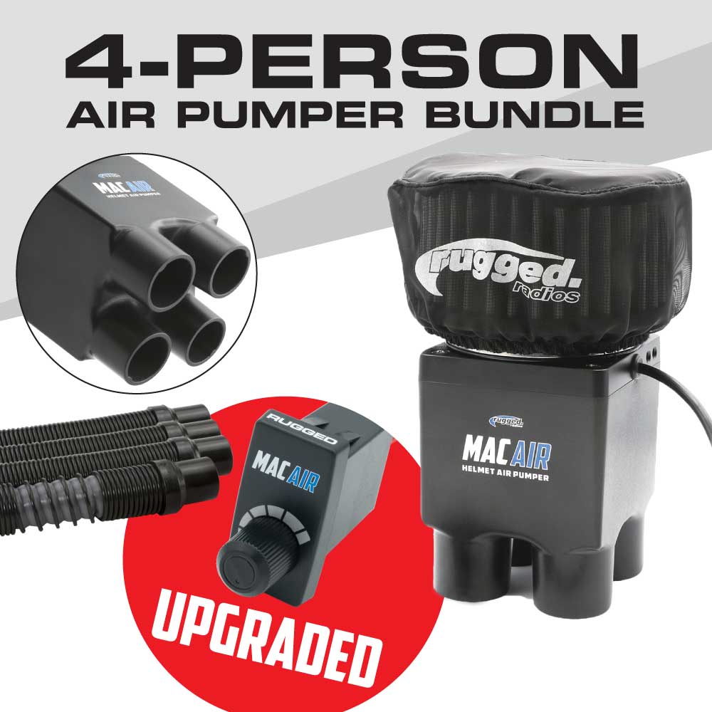 Mac Air 4-Person Helmet Air Pumper (Bundle) image 0