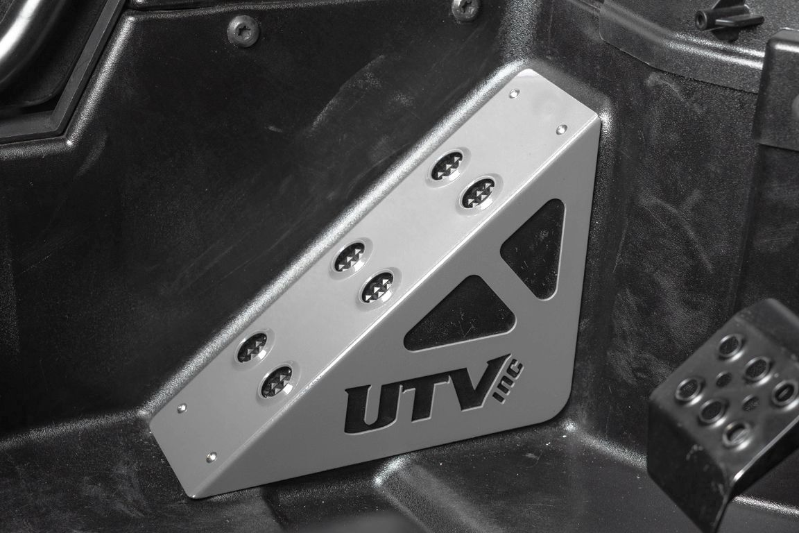 Polaris Rzr Dead Pedal And Foot Rest Cover Set - Bare image 1
