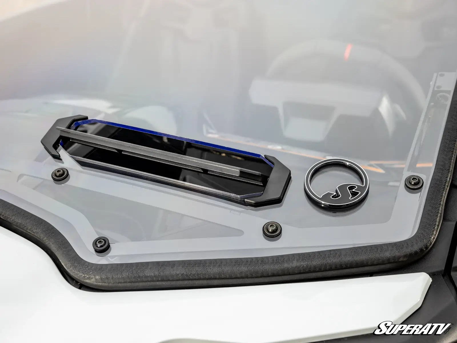 Can-Am Maverick R Scratch-Resistant Vented Full Windshield image 7