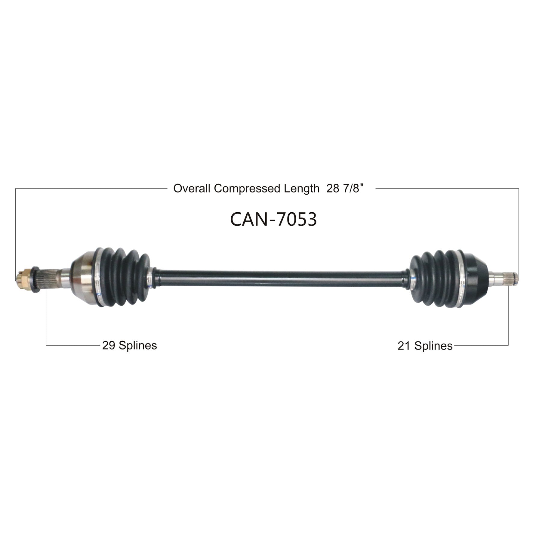 Can-Am Maverick X3 64" Oem Replacement Axle image 1