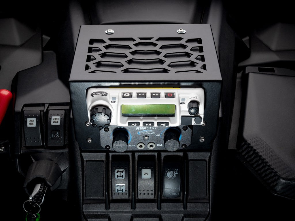 Utv Inc Can Am Maverick X3 Rugged Radio 60W Two Way Radio & 660 Intercom Mount image 2