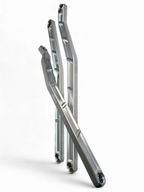 Can-Am X3 Maverick High Clearance Radius Rods in Clear Finish for 72" image 2