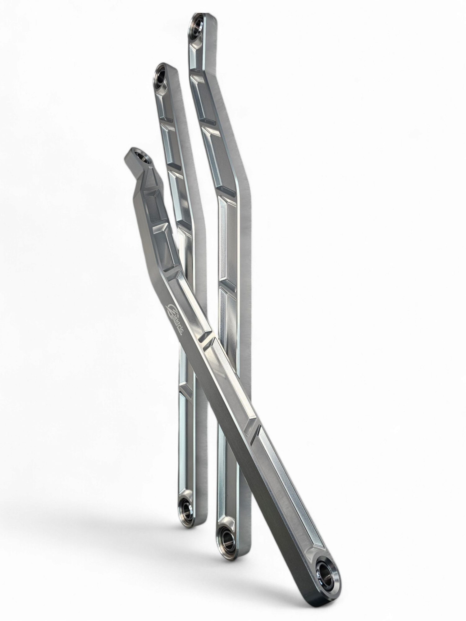 Can-Am X3 Maverick High Clearance Radius Rods in Clear Finish for 72" image 2