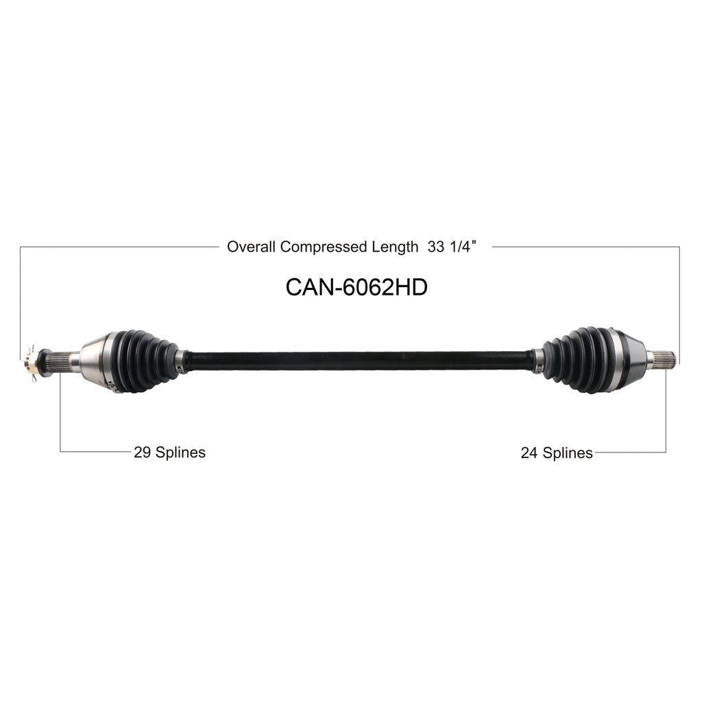 Can-Am Maverick X3 72" Heavy Duty Axle image 1