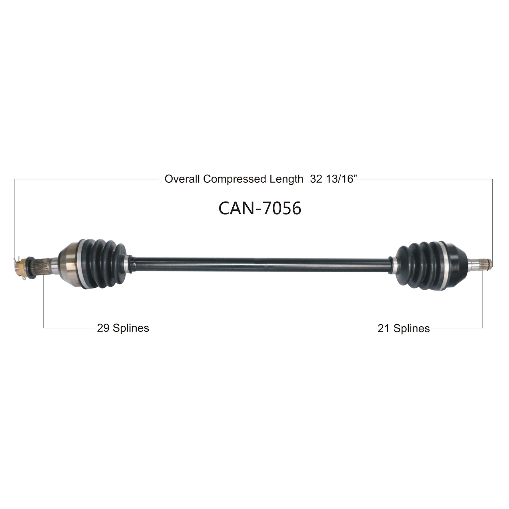 Can-Am Maverick X3 72" Oem Replacement Axle image 2