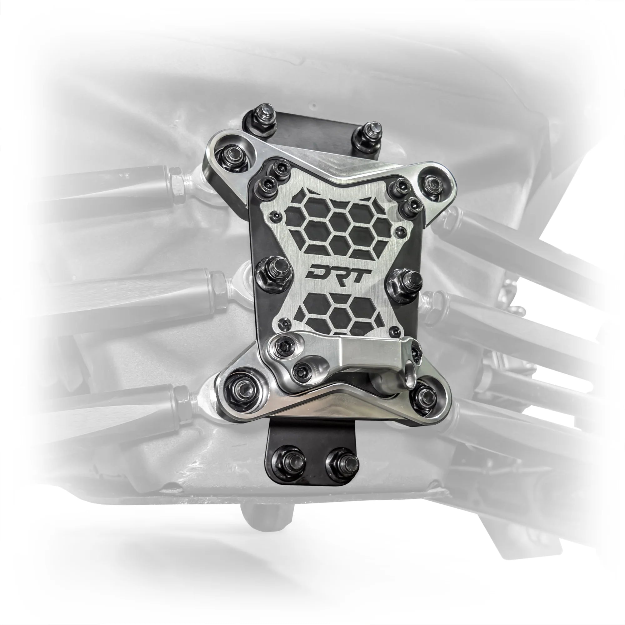 DRT Can-Am Maverick X3 2017+ Billet Aluminum 3-PC Radius Rod Plate Kit image 1