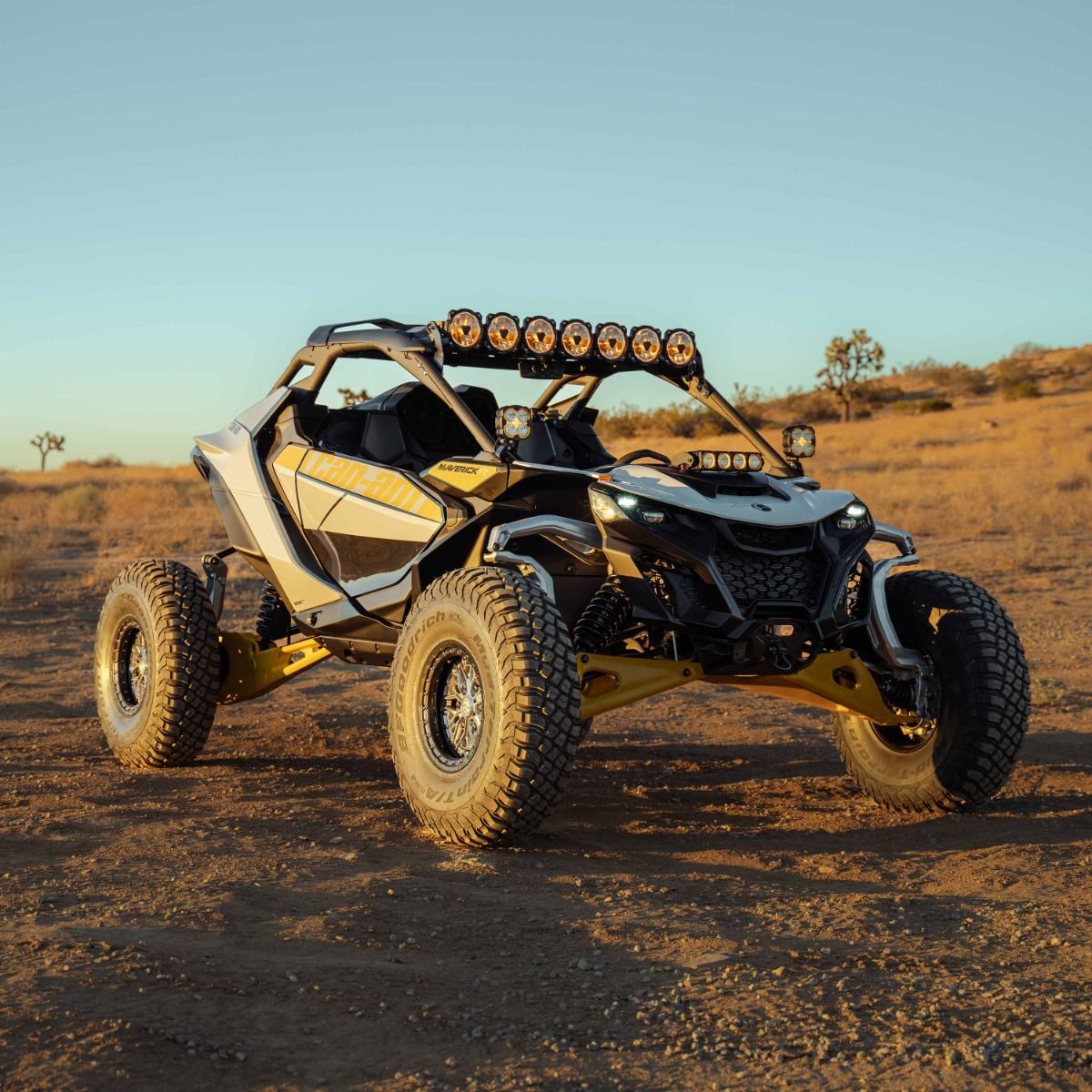 Can-Am Maverick R Overhead Mount and Gravity®️ LED Light Bar Bundle image 1