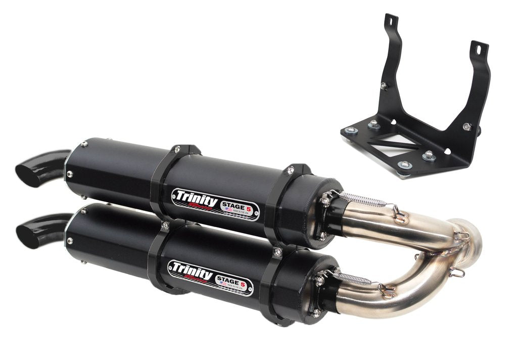 Maverick X3 Dual Slip-On Exhaust - Trinity Racing image 1