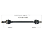 Can-Am Maverick X3 64" Heavy Duty Axle image 2