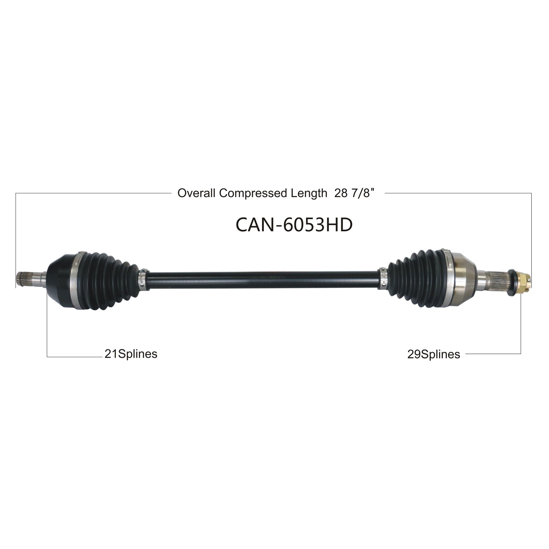 Can-Am Maverick X3 64" Heavy Duty Axle image 1