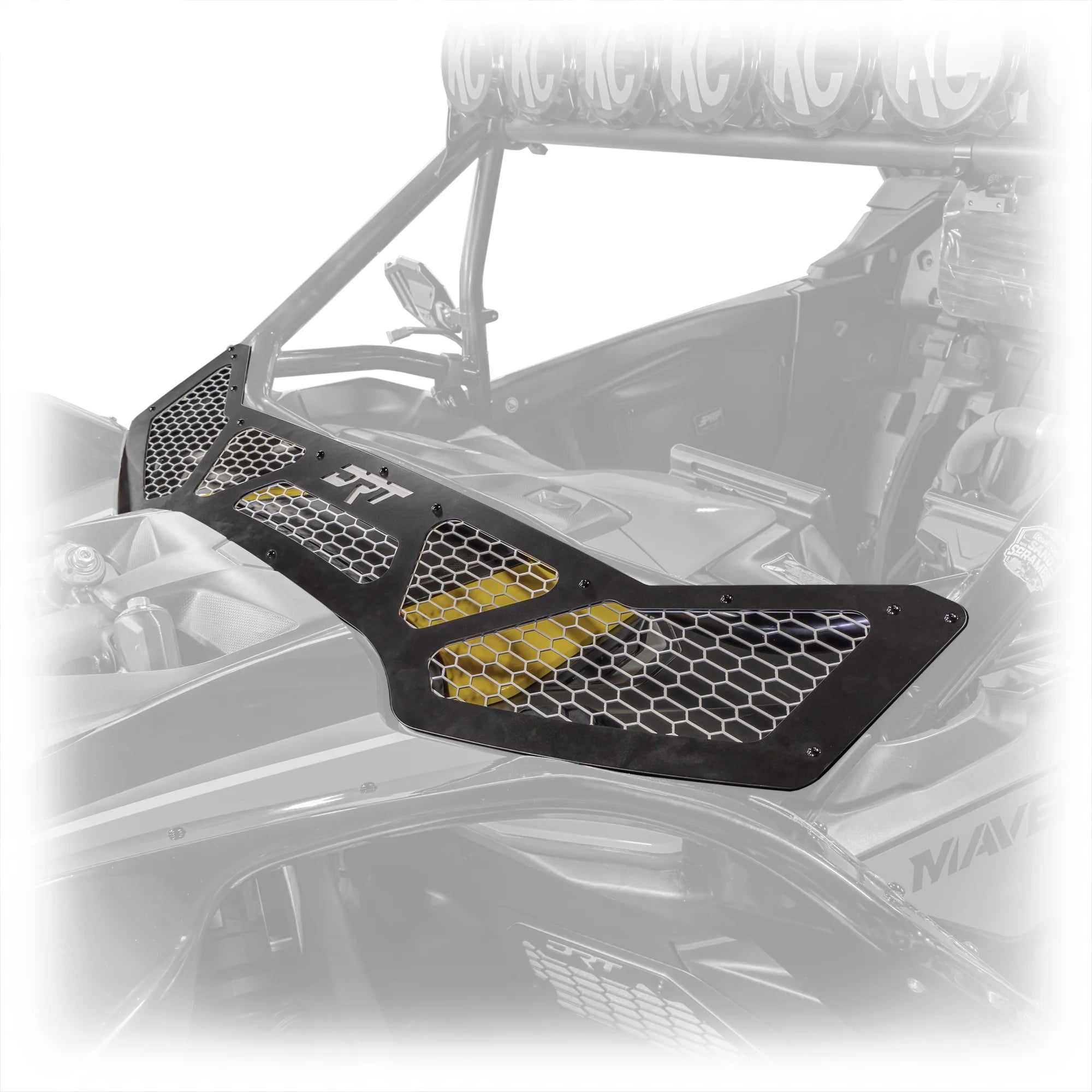 DRT Can-Am 2024+ Maverick R Aluminum Wind Diffuser image 4