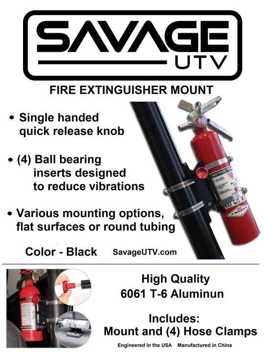 Savage Utv Mount And Extinguisher Set image 4