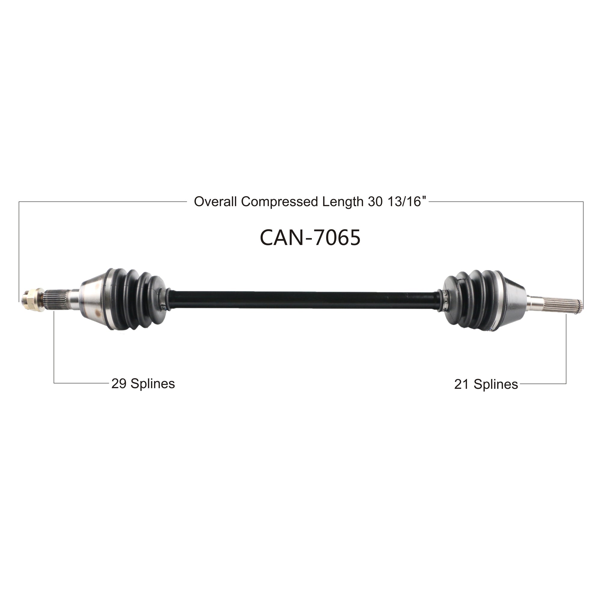 Can-Am Maverick X3 64" Oem Replacement Axle image 4