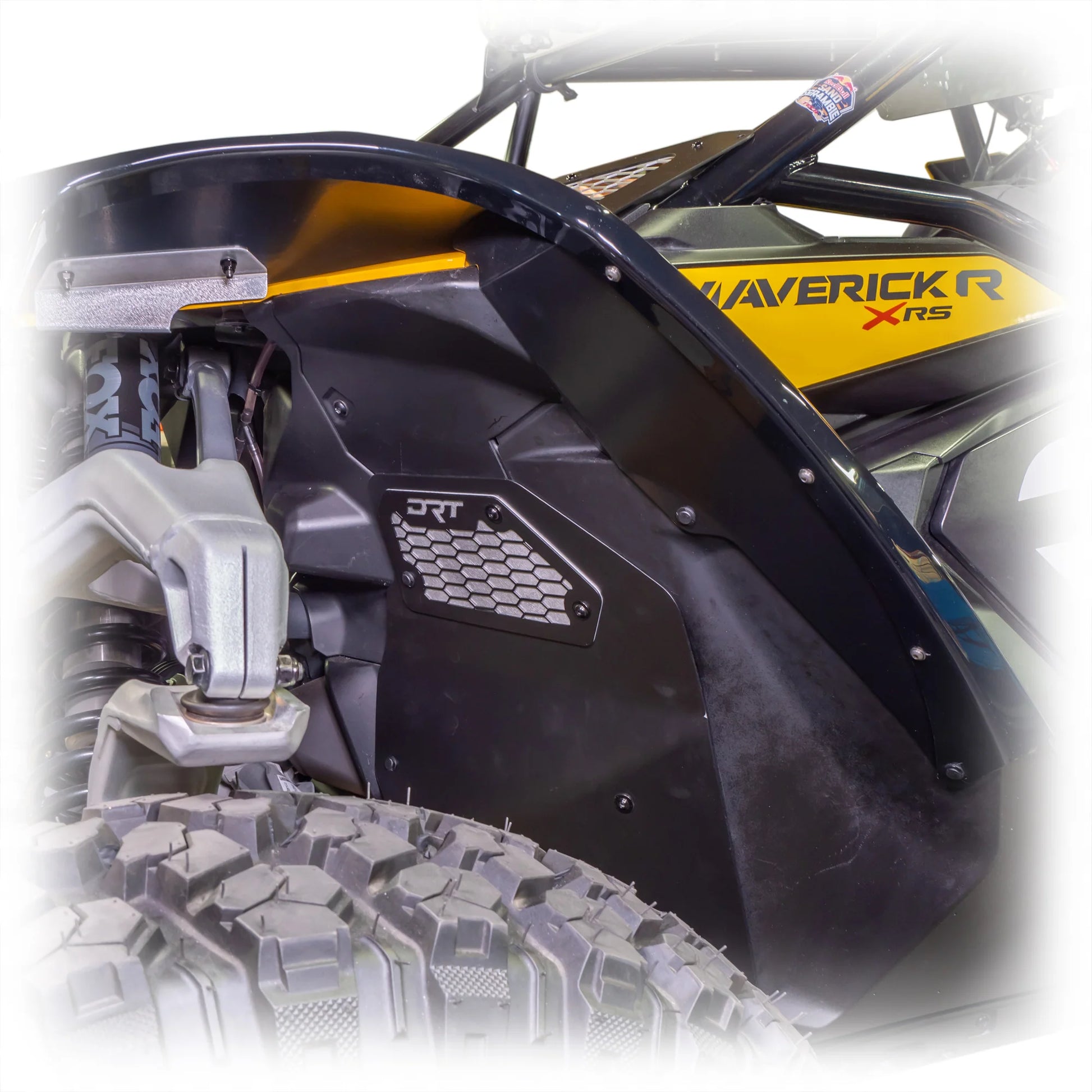 DRT Can-Am 2024+ Maverick R Front Aluminum Rock Guard Kit image 6