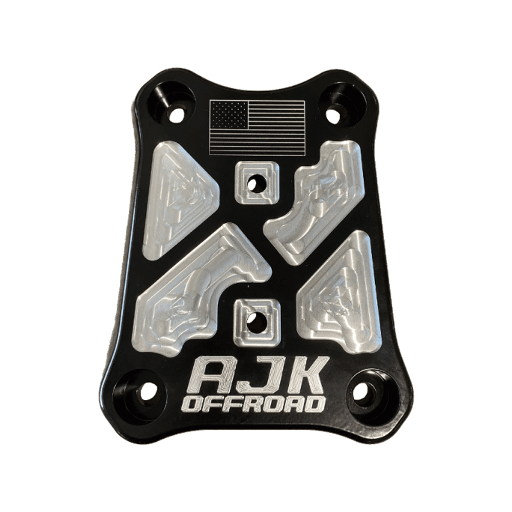 Polaris Pro R Billet Radius Rod Plate - Ajk Offroad image 1