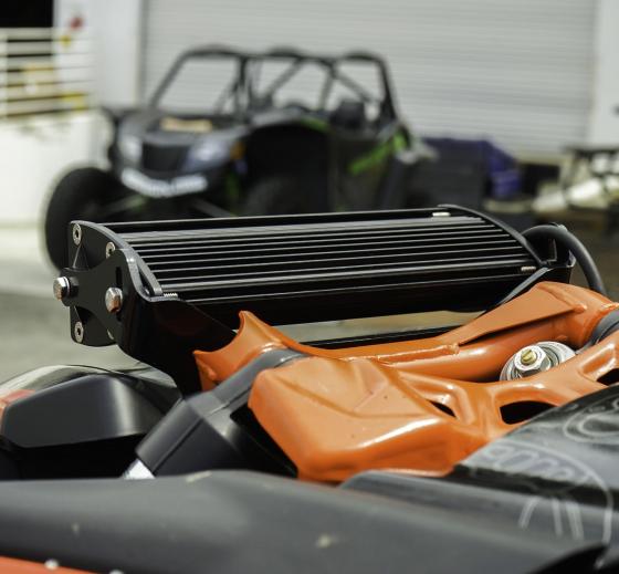 Can-Am Maverick X3 Amber 10 Inch Onx6+ Shock Mount Kit Baja Designs image 1
