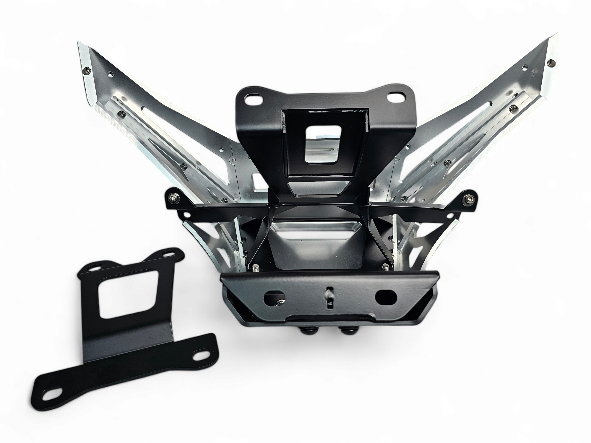 2017+ Can-Am X3 Maverick Machined Billet Front Winch Bumper (Clear Anodize) image 8