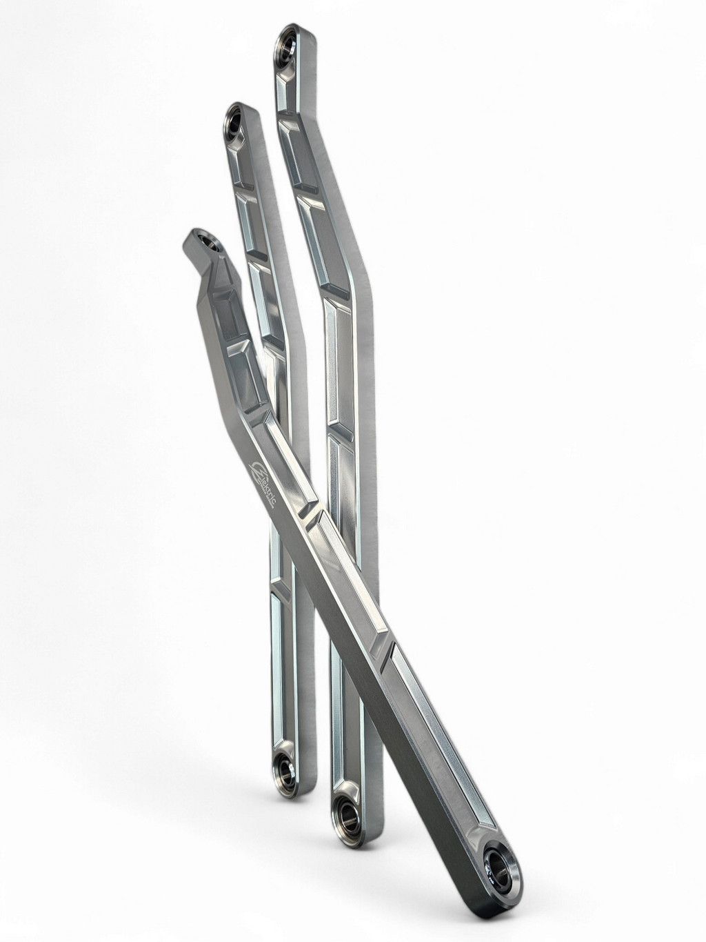 Can-Am X3 Maverick High Clearance Radius Rods in Clear Finish for 72" image 1