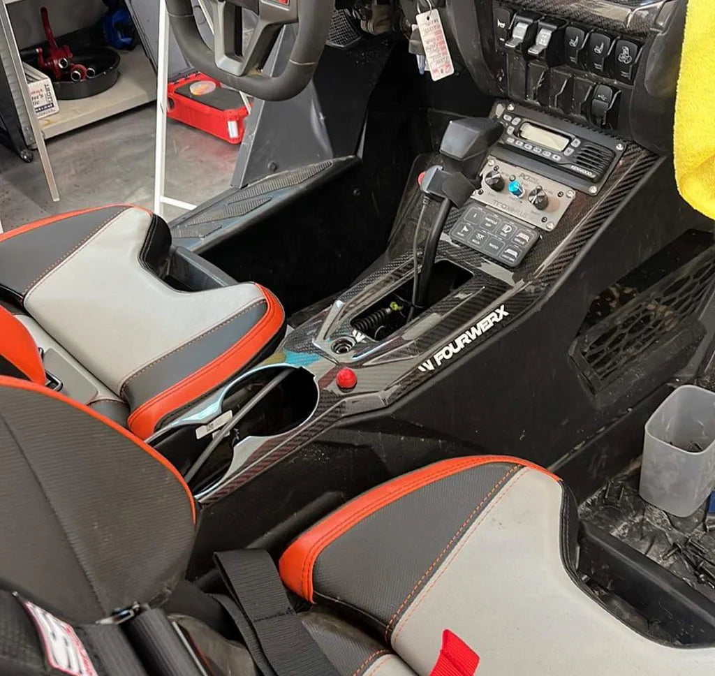 Polaris RZR Pro XP / Pro R Carbon Fiber Front Center Console image 4