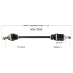 Honda Talon Axle - OEM Replacement image 2