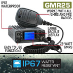 Radio Kit - Gmr-25 Waterproof Gmrs Band Mobile Radio With Antenna image 1