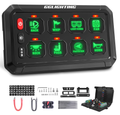 8-Gang Switch Panel With RGB And Remote Control Bluetooth App by GGLighting