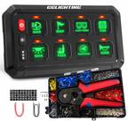 8-Gang Switch Panel With RGB And Remote Control Bluetooth App