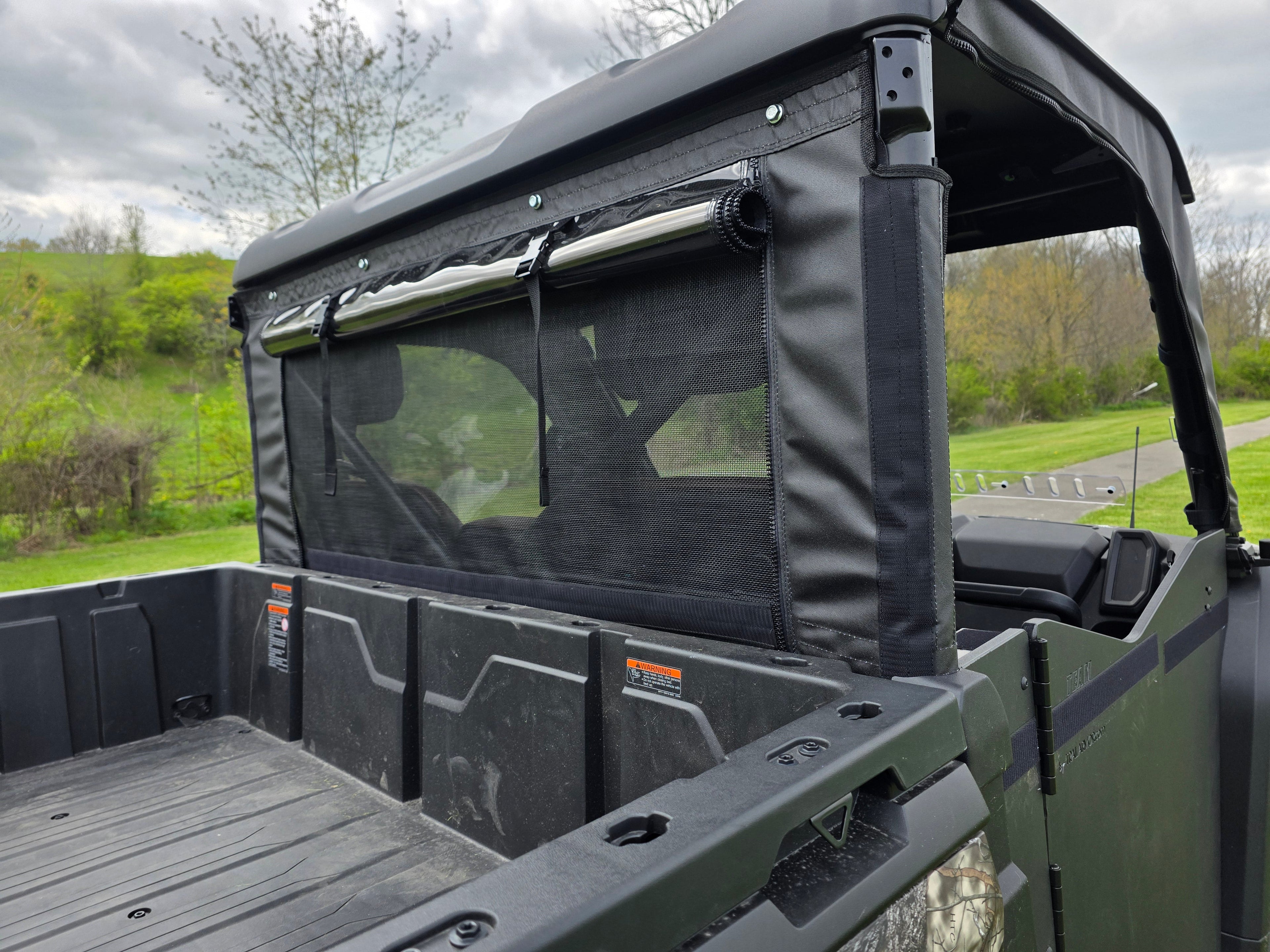 Honda Talon 4-Seater - Soft Back Panel with Mesh/Vinyl Window - PATENT PENDING