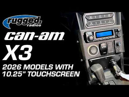 2026 Can-Am Maverick X3 Complete Communication Kit with Bluetooth Intercom and 2-Way Radio (10.25" Touchscreen Models Only)