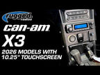 2026 Can-Am Maverick X3 Complete Communication Kit with Bluetooth Intercom and 2-Way Radio (10.25" Touchscreen Models Only)