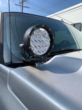 1999-2006 Chevy Silverado & GMC Sierra Hood / Windshield Pillar Mounts for LED Pod USA Made by GGLighting