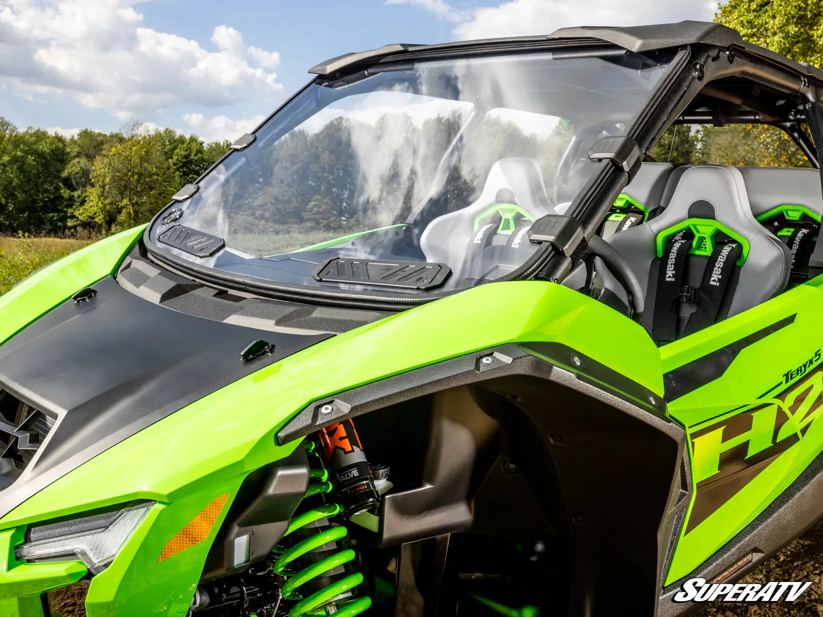 Kawasaki Teryx H2 Vented Windshield