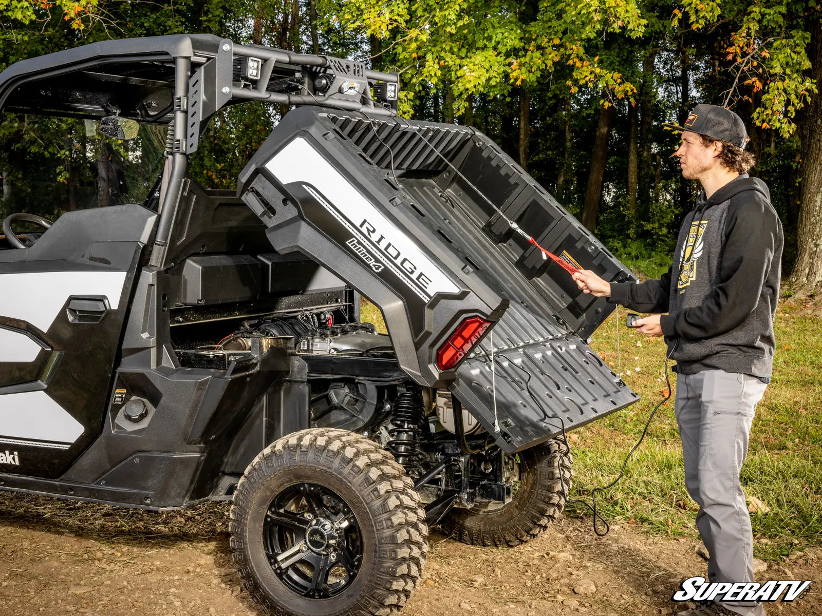 Kawasaki Ridge Game Loader Winch Rack