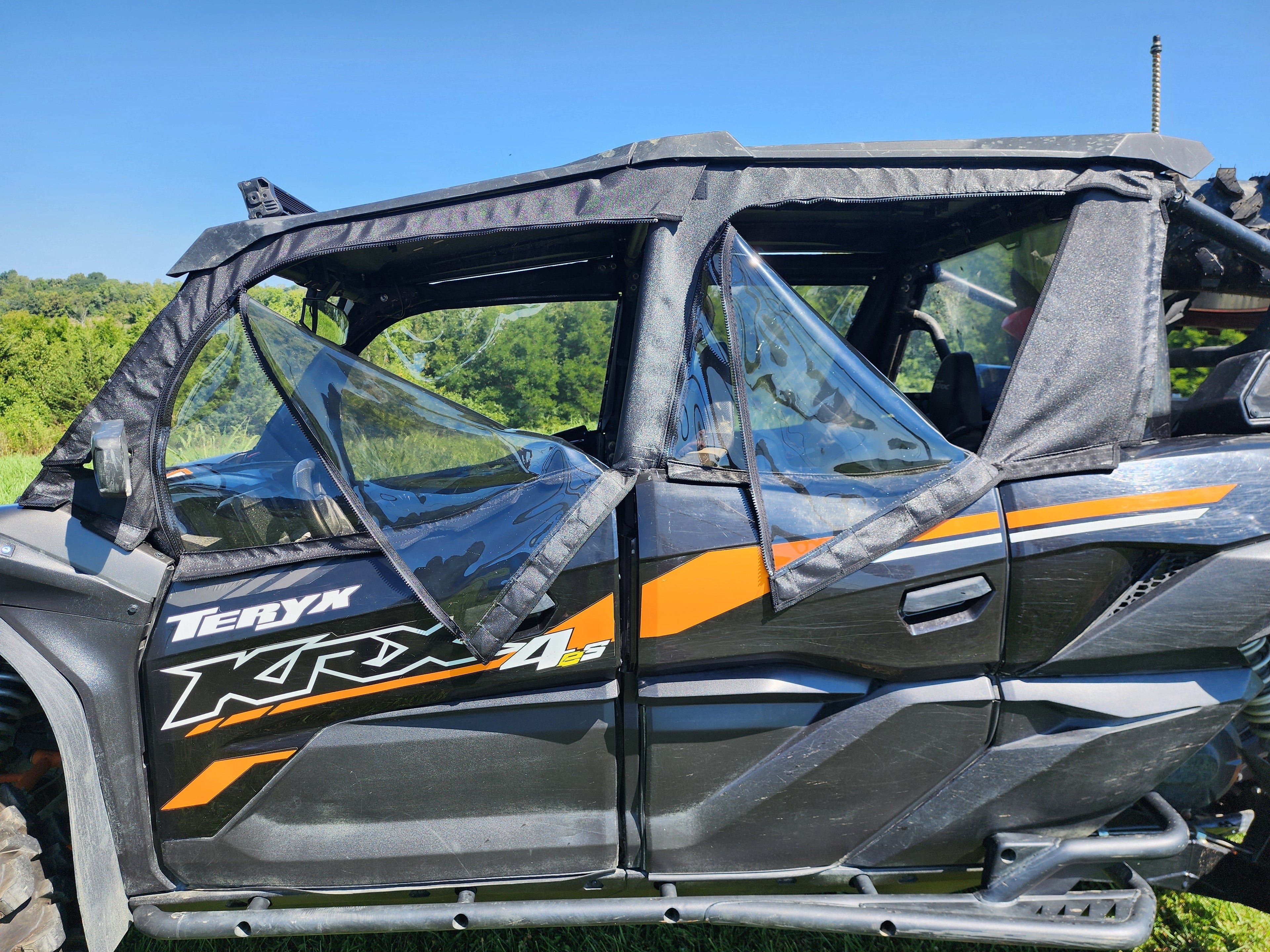 Kawasaki Teryx KRX Crew - Upper Doors/Rear Panel Combo