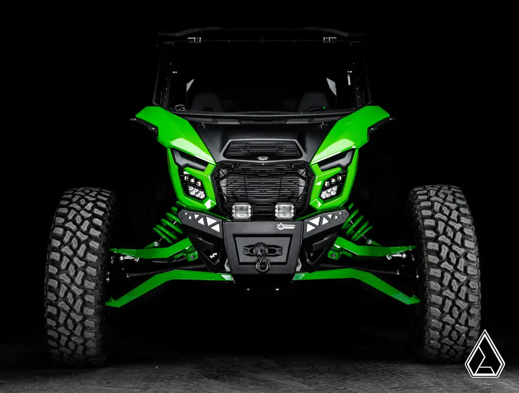 Assault Industries Kawasaki Teryx H2 Winch-Ready Aluminum Plate Front Bumper