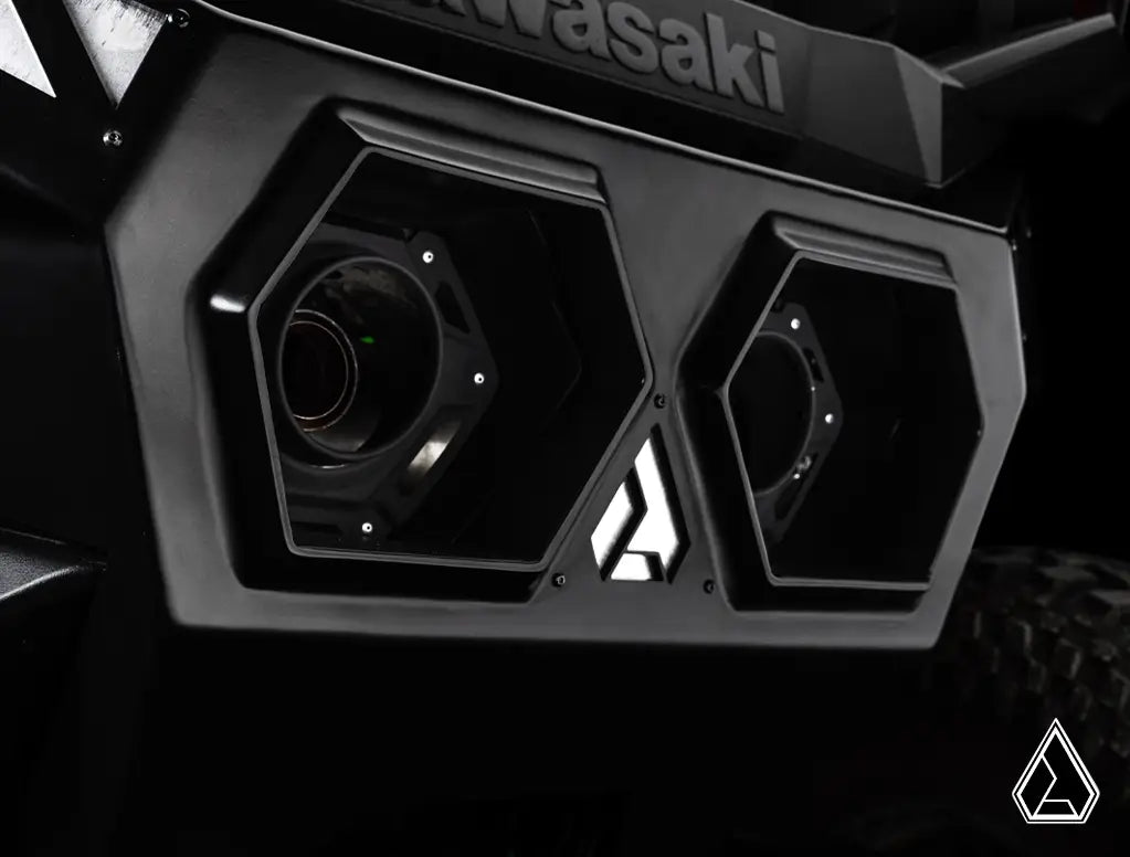 Assault Industries Kawasaki Teryx H2 Aluminum Plate Rear Bumper