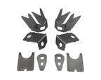 Can Am Maverick R Trailing Arm Mount Pivot 4130 Chromoly Weld-On Gusset Kit