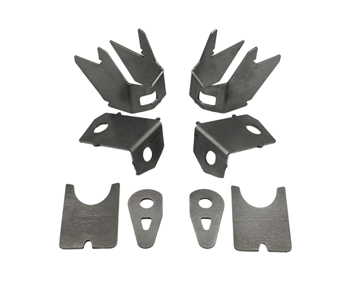Can Am Maverick R Trailing Arm Mount Pivot 4130 Chromoly Weld-On Gusset Kit