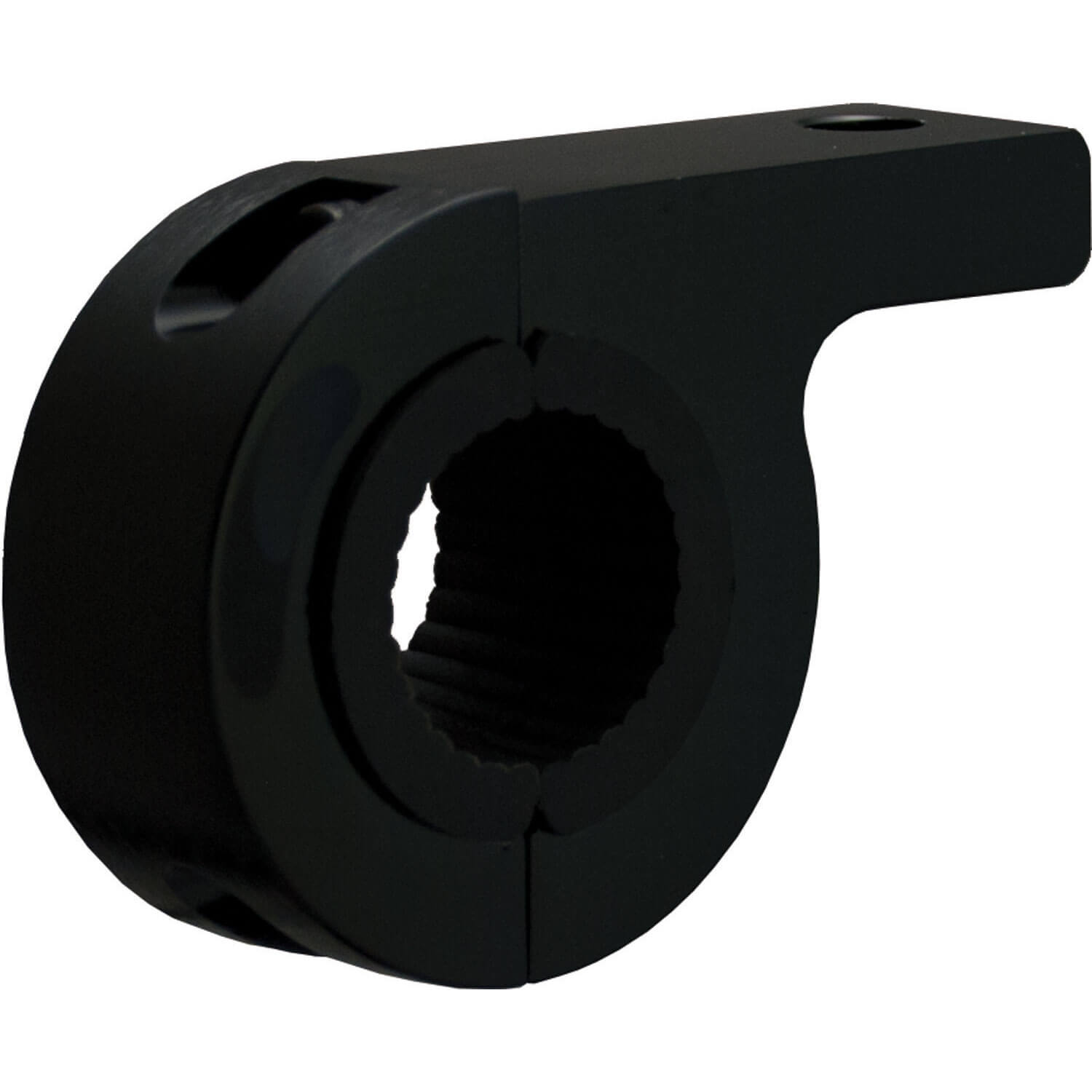 Pair of Black 1.00" Tube Frame Mounting Clamp (For M8 Mounting Bolt)