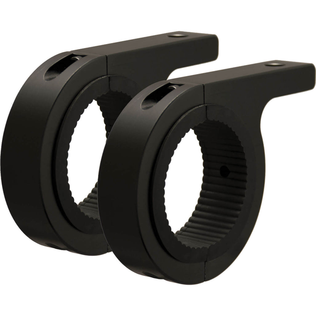 Pair of Black 2.50" Tube Frame Mounting Clamp (For M10 Mounting Bolt)