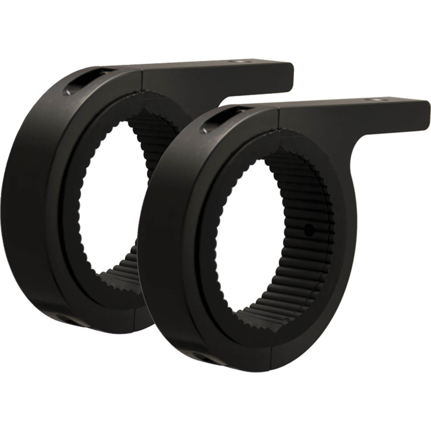 Pair of Black 3.00" Tube Frame Mounting Clamp (For M10 Mounting Bolt)