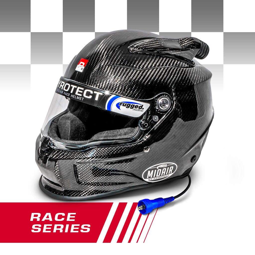 Pyrotect SA2025 RACE Pro Airflow Mid Forced Air 3K Carbon Fiber Wired OFFROAD