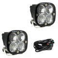 Squadron Pro Black LED Auxiliary Light Pod Pair Driving/Combo Clear by Baja Designs