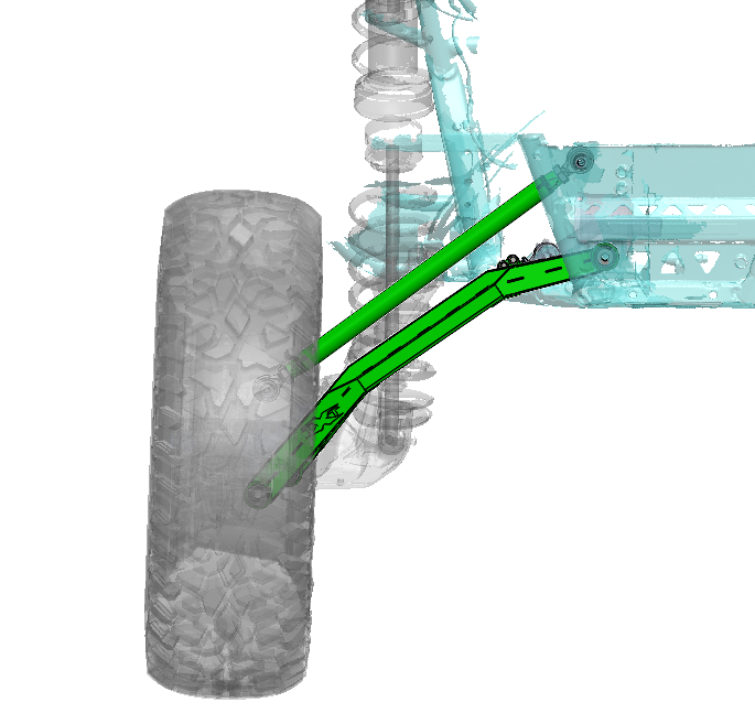 Kawasaki Teryx H2 Elite High Clearance Radius Rod Kit