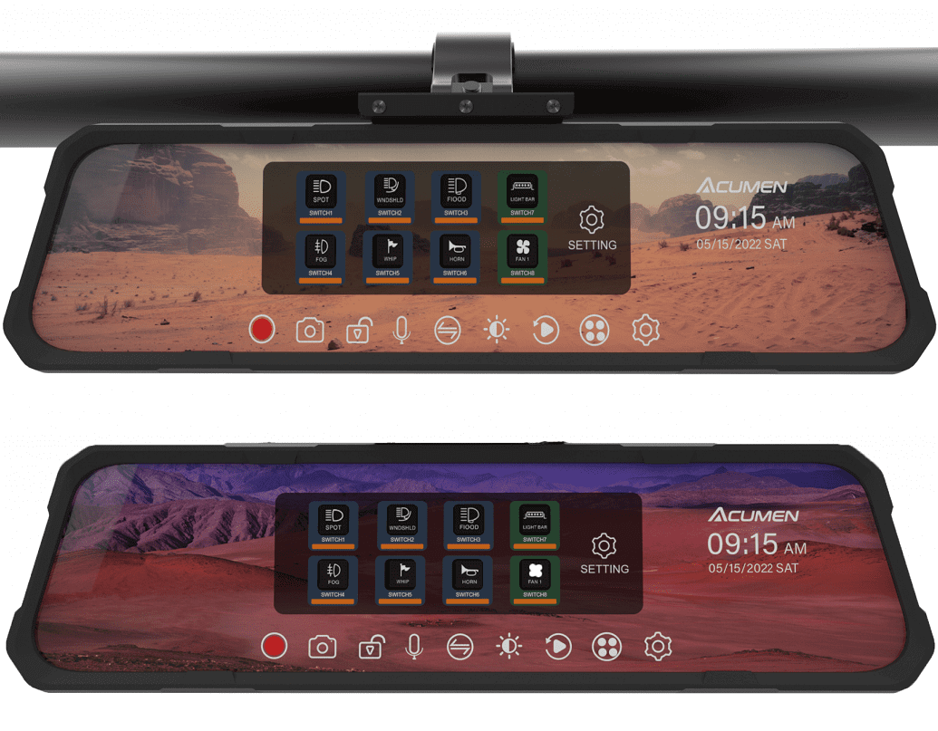 Acument Front/ Rearview mirror switch control system - view 7