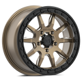 V15 Beadlock UTV Wheel Beadlock Satin Bronze by Valor Offroad